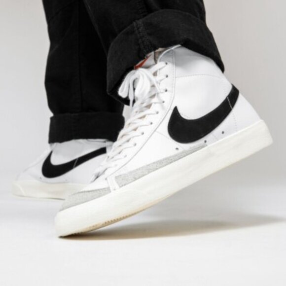 Nike - Blazer Mid "77 Vintage Size 8.5 - White, Black - Picture 11 of 11